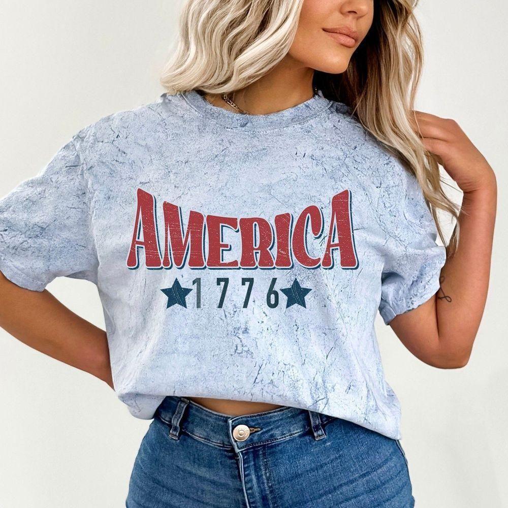 Retro American 1776 Tie Dye Vuitino Merch